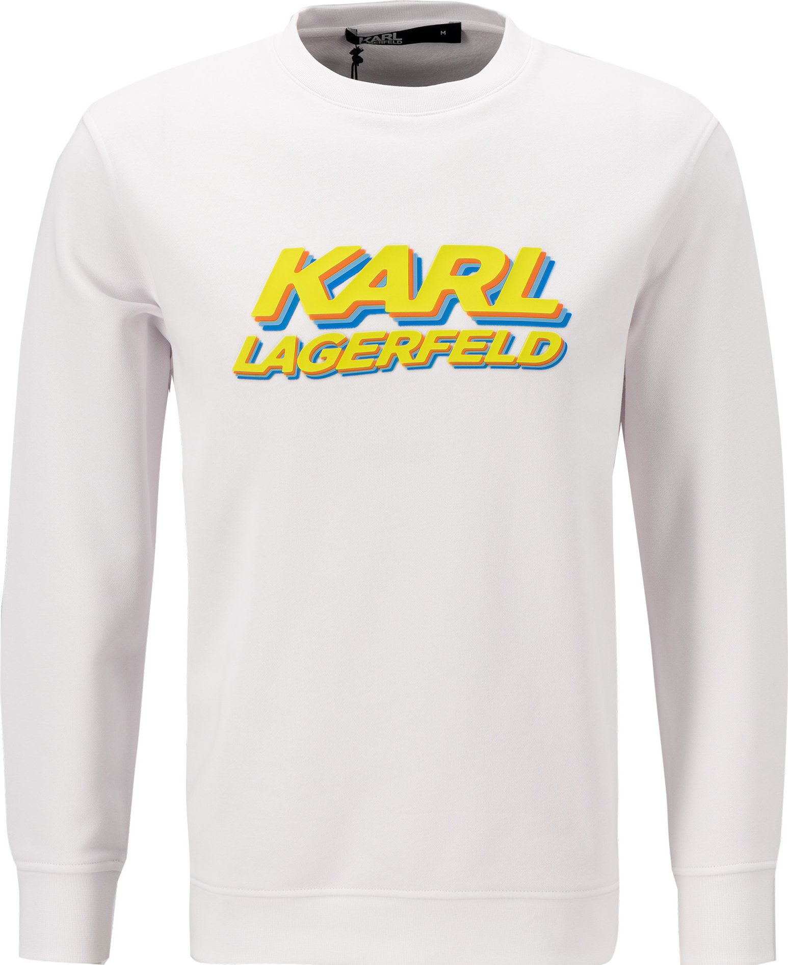 KARL LAGERFELD Herren Sweatshirt weiß Logo und Motiv