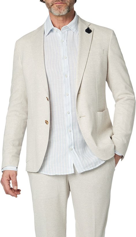 Thumbnail - JOOP! Herren Sakko beige meliert Slim Fit
