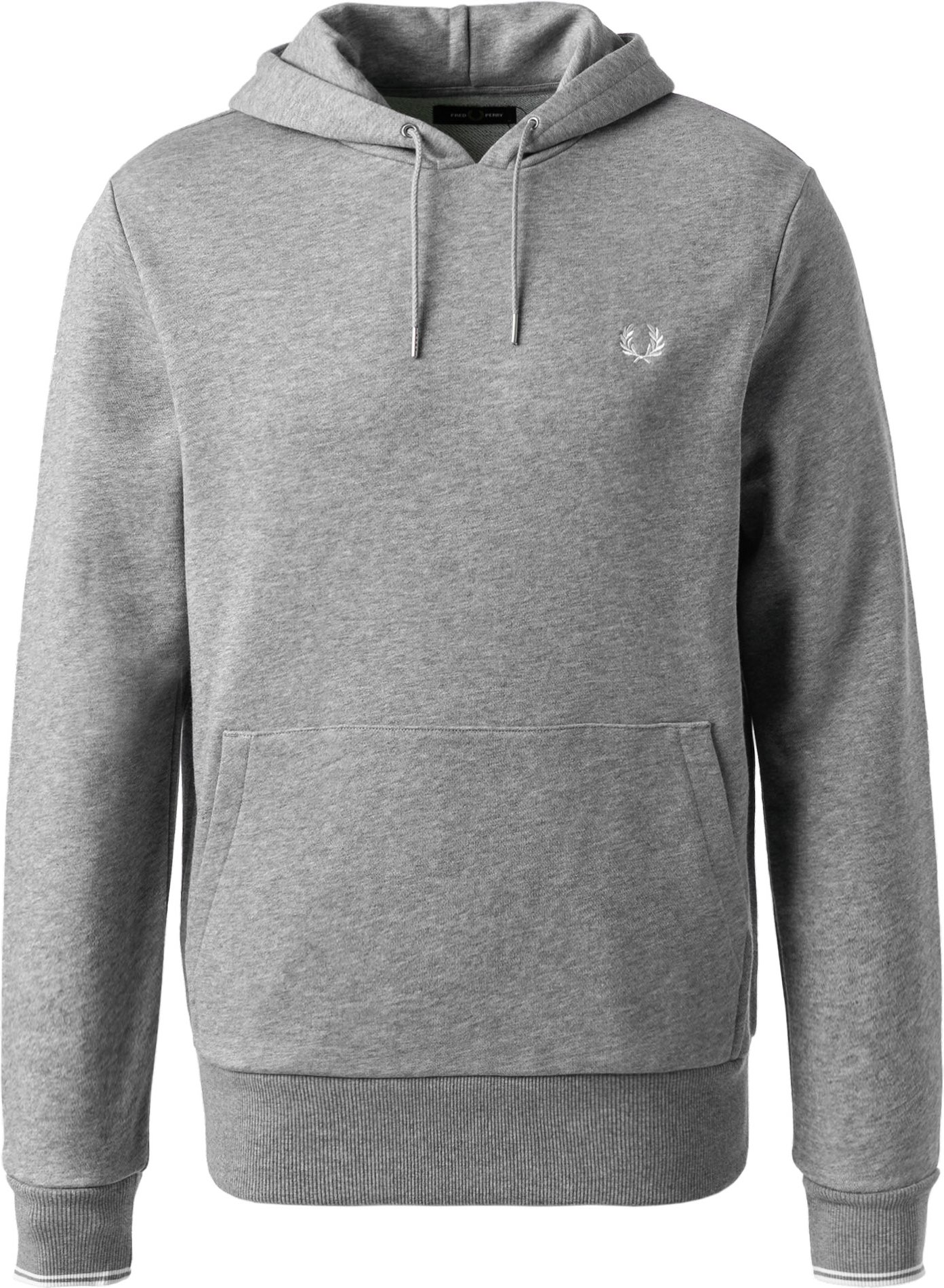 Thumbnail - Fred Perry Herren Hoodie grau unifarben
