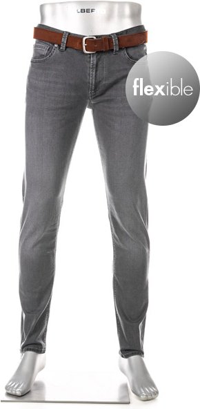 Alberto Herren Jeans grau Slim Fit