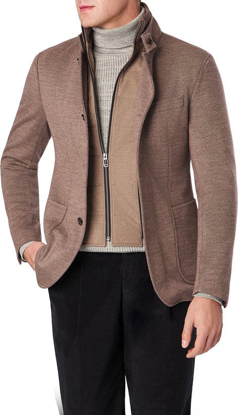 JOOP! Herren Sakko braun meliert Slim Fit