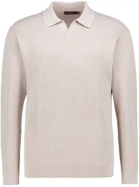 BOGGI MILANO Herren Pullover beige unifarben