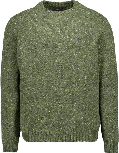 Fynch-Hatton Herren Pullover grün unifarben