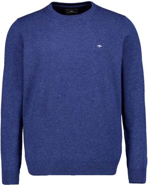 Fynch-Hatton Herren Pullover blau unifarben