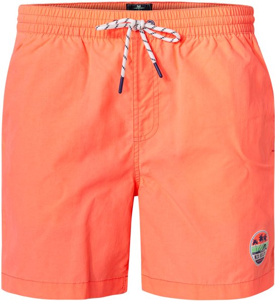 Thumbnail - N.Z.A. Herren Badeshorts orange unifarben