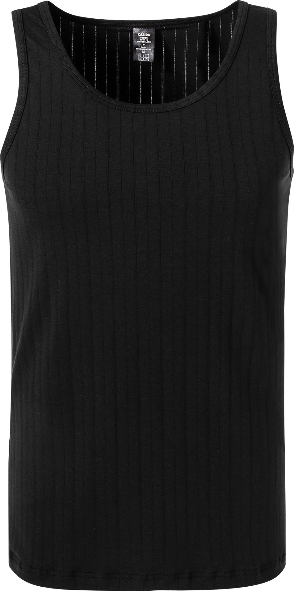 CALIDA Herren Tanktop schwarz Baumwolle & Mix unifarben