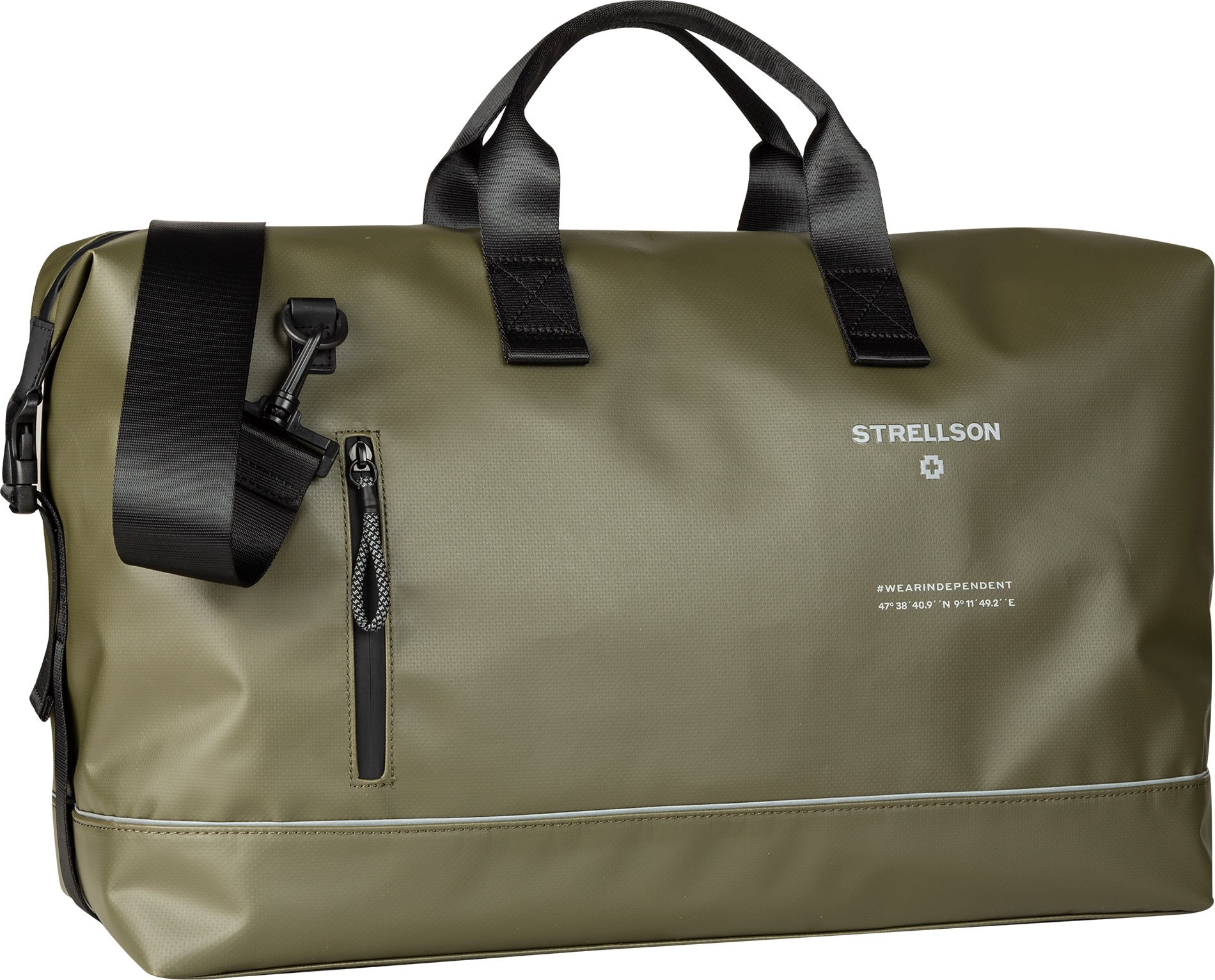 Thumbnail - Strellson Herren Weekender grün Mikrofaser/Nylon