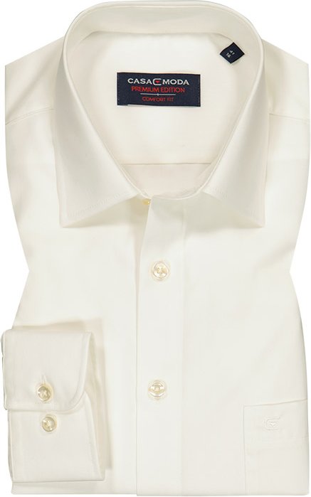 CasaModa Herren Hemd weiß Comfort Fit
