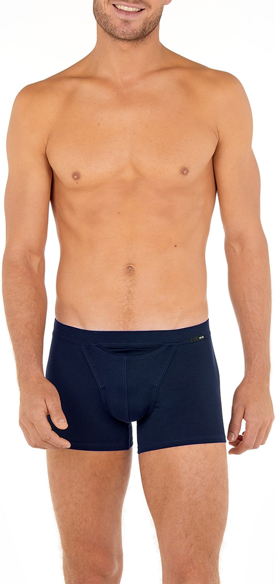 HOM Herren Trunk blau Mikrofaser/Funktion unifarben