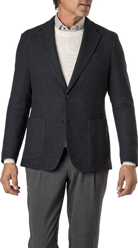 Windsor Herren Sakko blau meliert