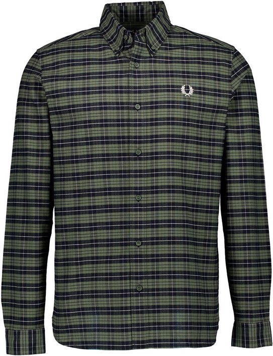 Thumbnail - Fred Perry Herren Hemd blau kariert