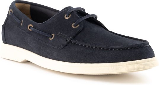 BOSS Black Herren Schuhe blau Velours