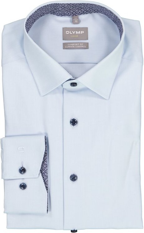 OLYMP Herren Hemd blau Comfort Fit