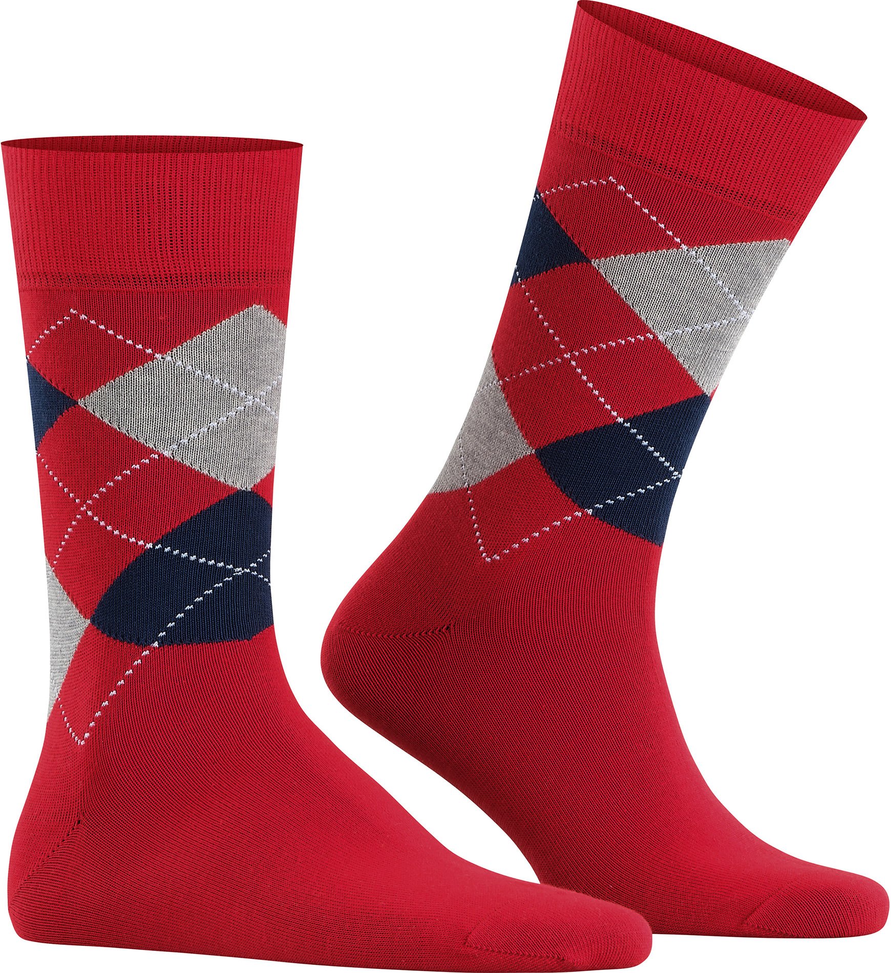 Burlington Herren Socken blau Baumwolle & Mix Gemustert