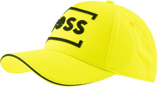 BOSS Green Herren Cap gelb Baumwolle & Mix