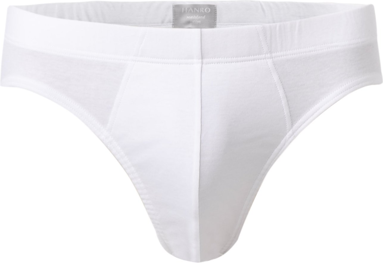 Thumbnail - HANRO Herren Slip weiß Sea Island Baumwolle unifarben