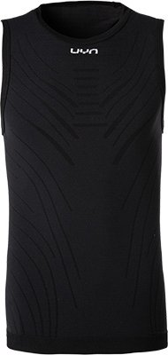 Thumbnail - UYN Herren Tanktop schwarz Mikrofaser/Funktion unifarben