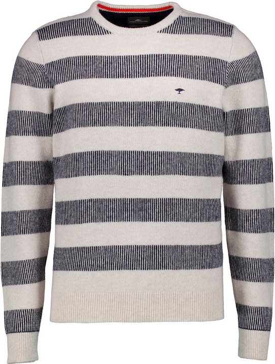 Thumbnail - Fynch-Hatton Herren Pullover grau Gemustert