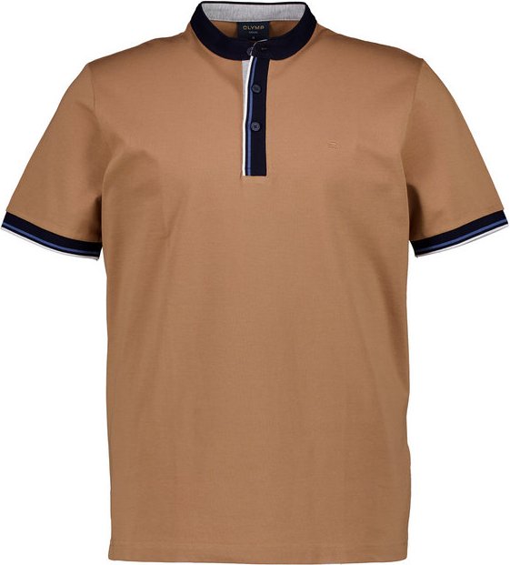 OLYMP Herren Polo-Shirt braun
