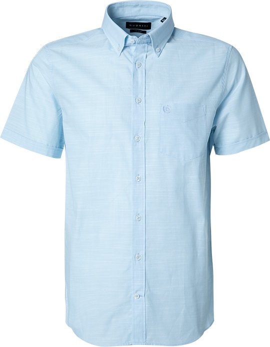 bugatti Herren Kurzarmhemd blau