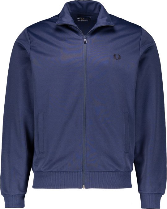 Thumbnail - Fred Perry Herren Sweatjacke blau unifarben