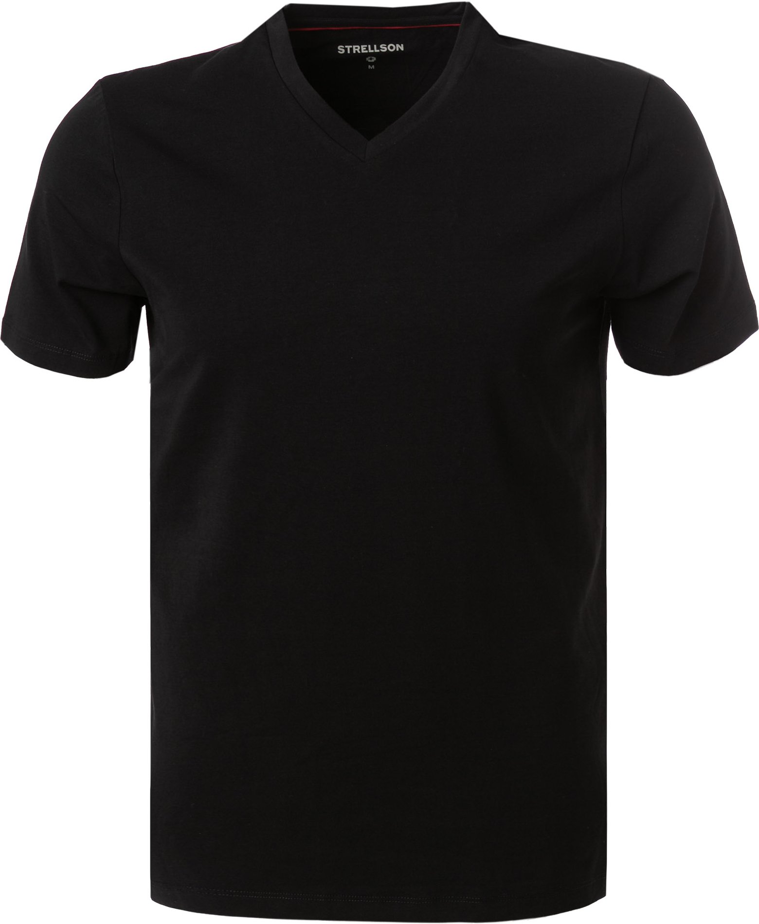 Thumbnail - Strellson Herren T-Shirts schwarz Baumwolle & Mix unifarben