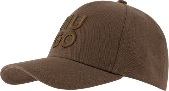 HUGO Herren Cap braun Baumwolle & Mix