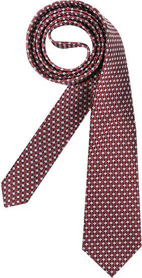 CERRUTI 1881 Herren Krawatte rot Gemustert