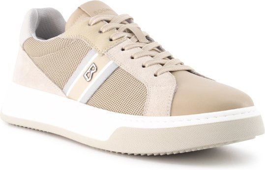 BOGNER Herren Sneaker beige Glattleder