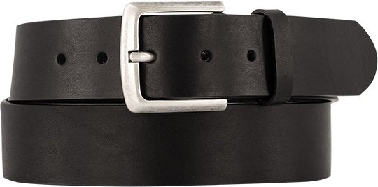 Thumbnail - Lindenmann Herren Gürtel schwarz Glattleder