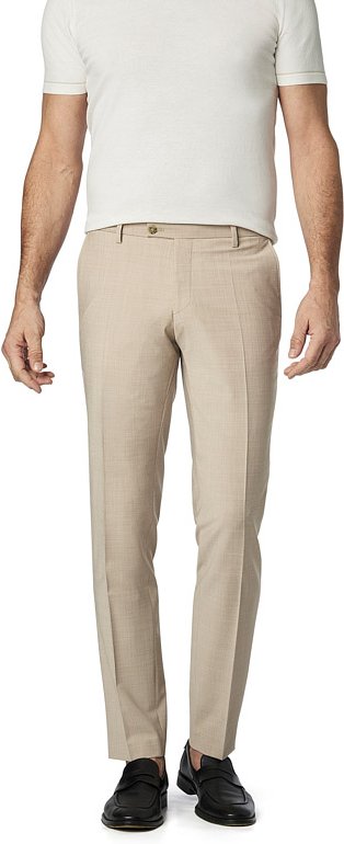 Thumbnail - CG Herren Hose beige meliert Slim Fit