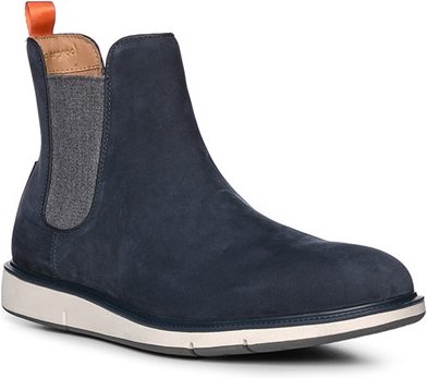 SWIMS Herren Chelsea Boots blau Velours