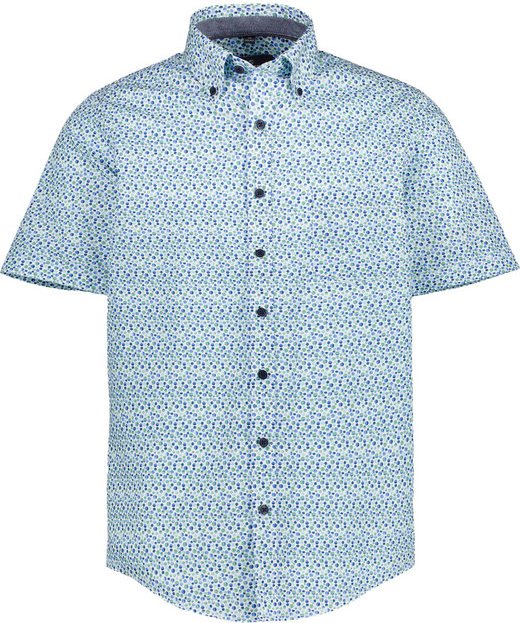 CasaModa Herren Hemden blau gemustert