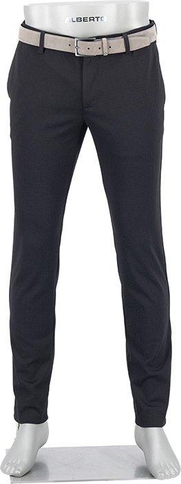 Thumbnail - Alberto Herren Hosen schwarz Slim Fit