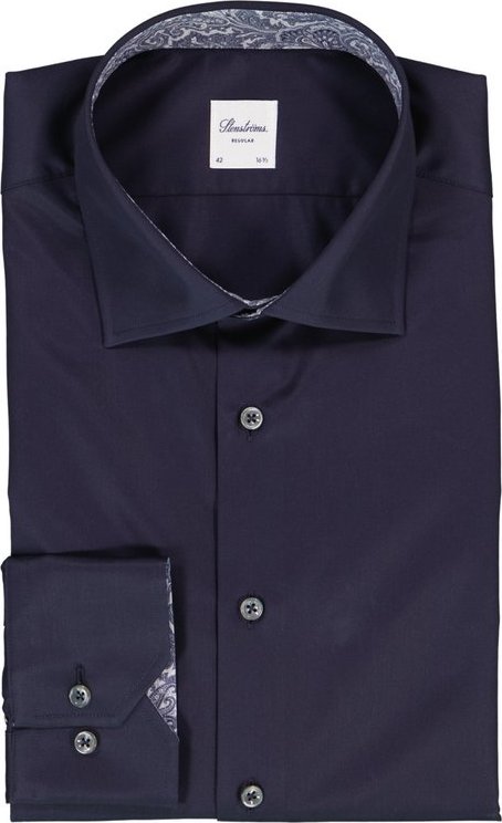 Stenströms Herren Hemd blau