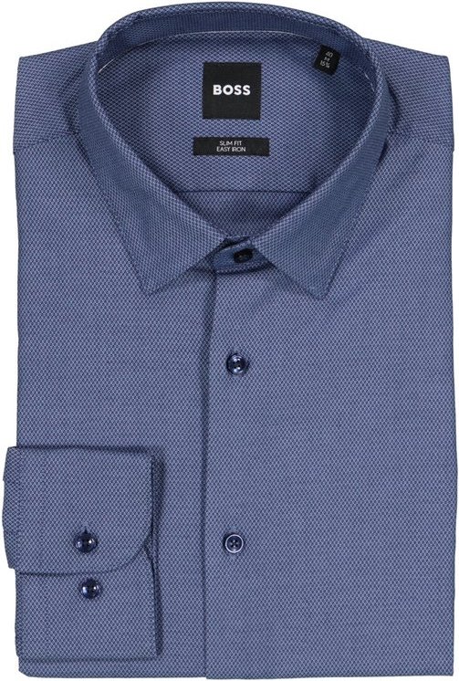 BOSS Black Herren Hemden blau Slim Fit