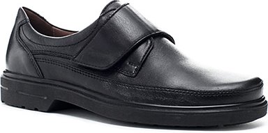 Thumbnail - Sioux Herren Slipper schwarz Glattleder