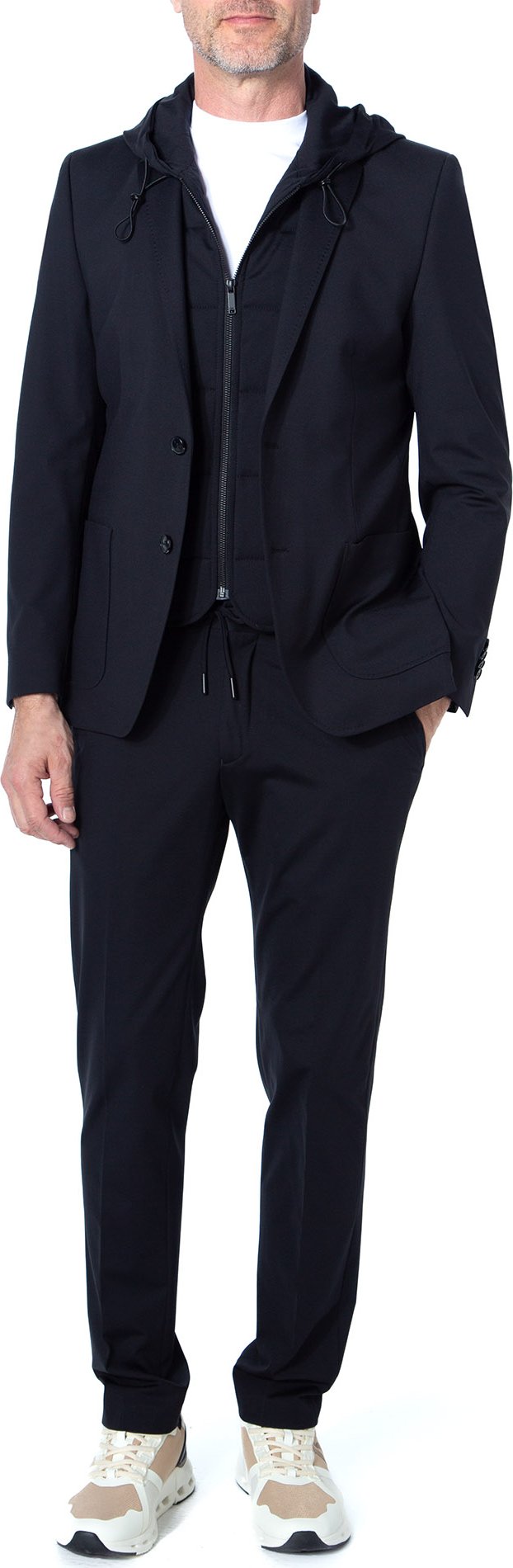 KARL LAGERFELD Herren Anzug schwarz