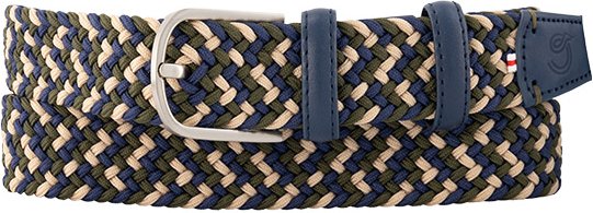 LA BOUCLE Herren Gürtel beige Textil