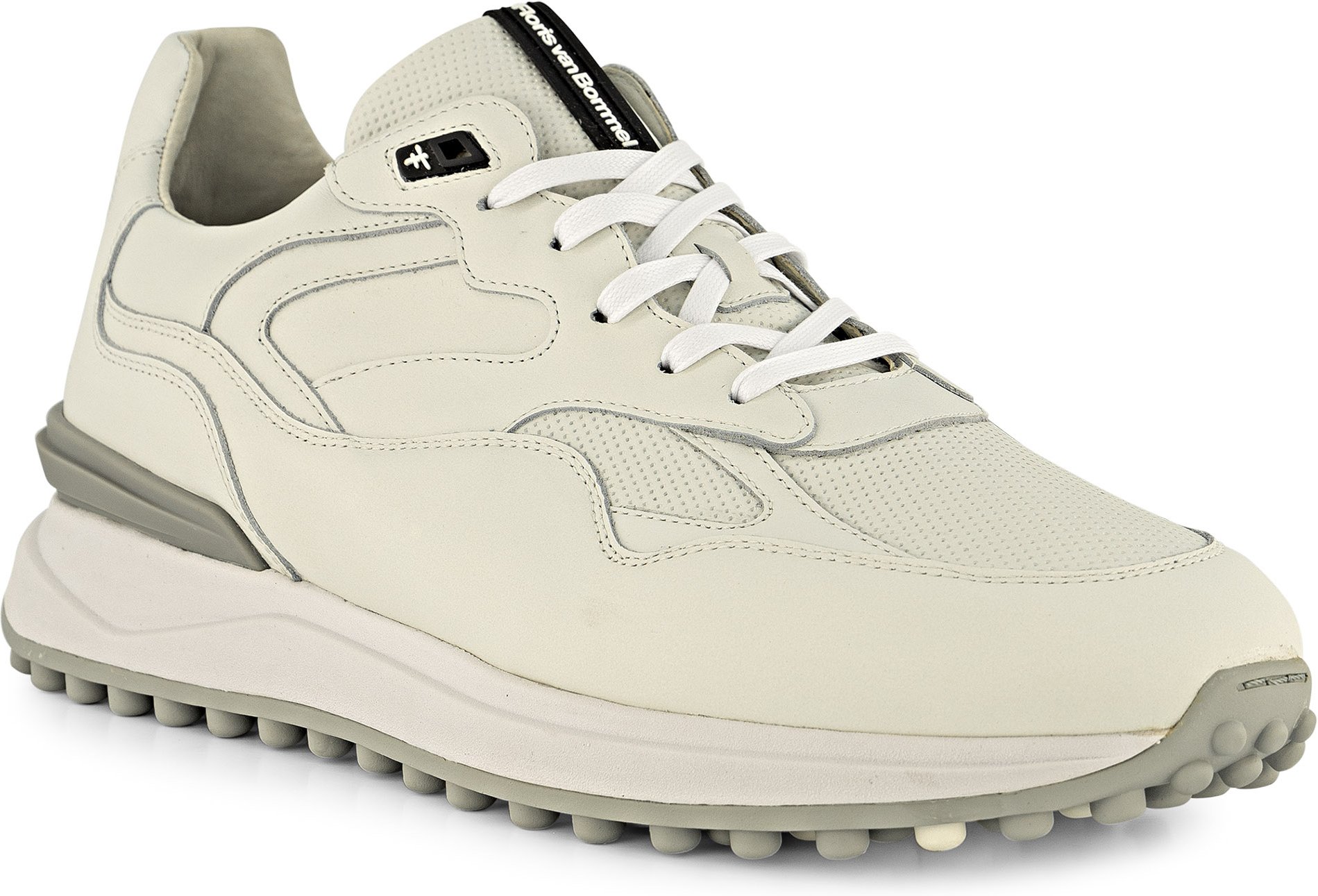 Thumbnail - Floris van Bommel Herren Sneaker weiß Leder geprägt