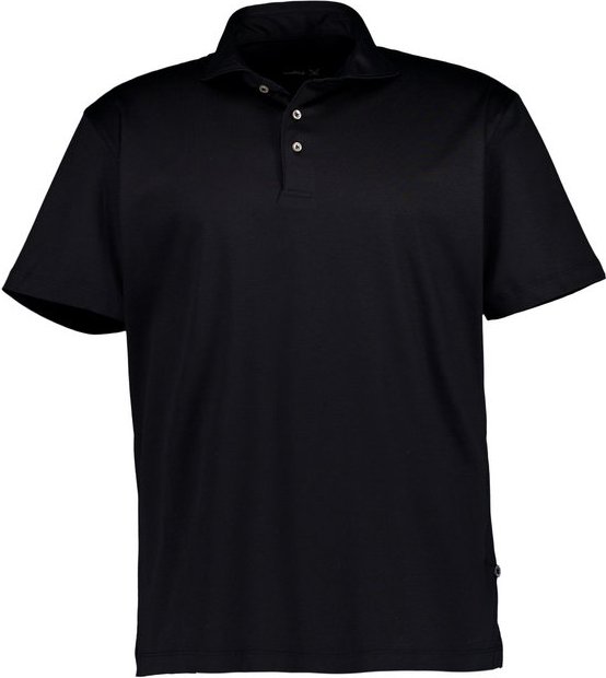 van Laack Herren Polo-Shirt schwarz