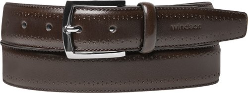Windsor Herren Gürtel braun Glattleder