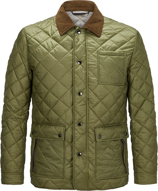 Thumbnail - MILESTONE Herren Steppjacke grün unifarben