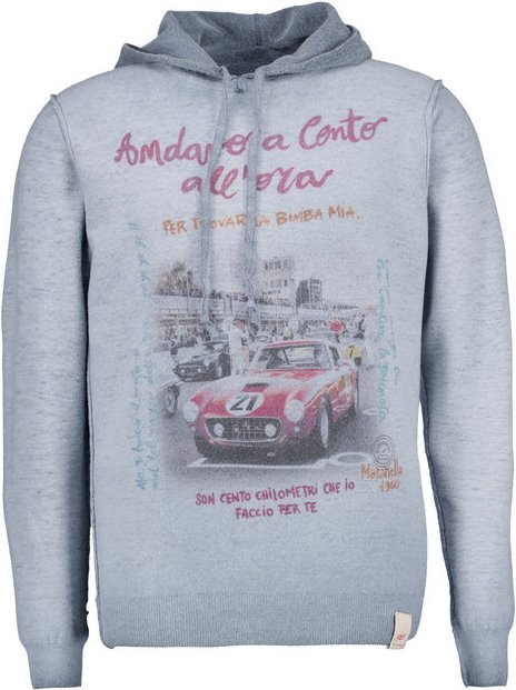 BOB Herren Pullover blau unifarben