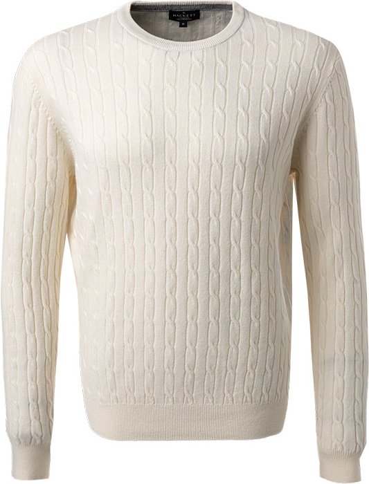 HACKETT Herren Pullover beige unifarben