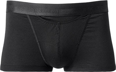 Thumbnail - HOM Herren Trunk schwarz Baumwolle & Mix unifarben