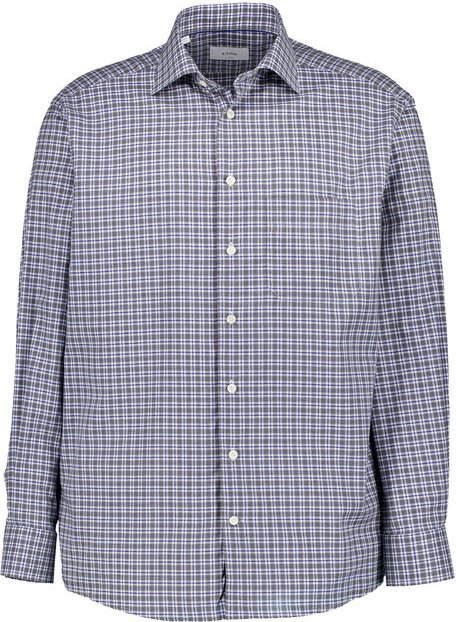 ETON Herren Hemd blau kariert Classic Fit