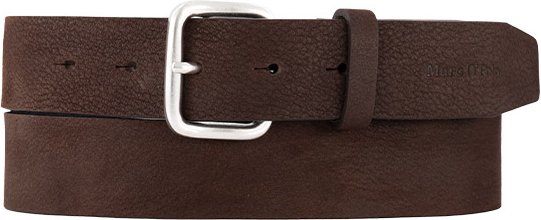 Marc O'Polo Herren Gürtel braun Nubuk