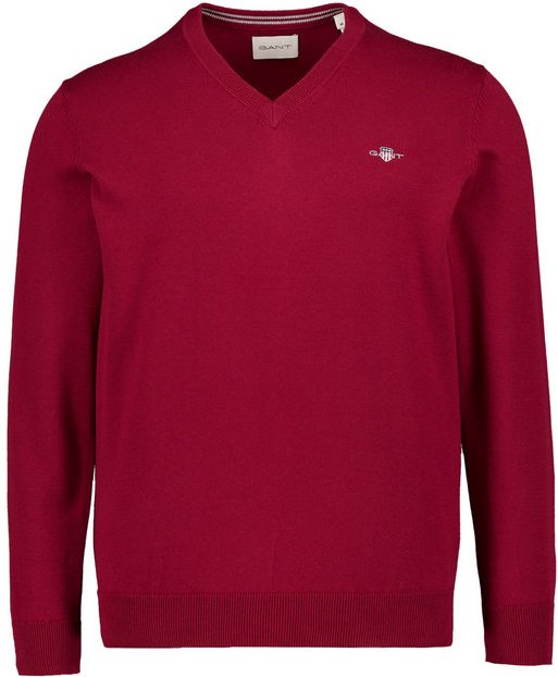 Thumbnail - Gant Herren Pullover rot unifarben