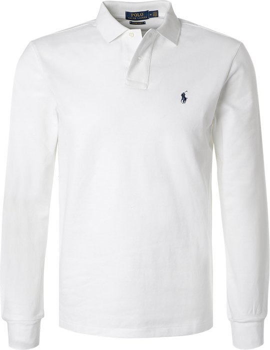 Polo Ralph Lauren Herren Polo-Shirt weiß Slim Fit